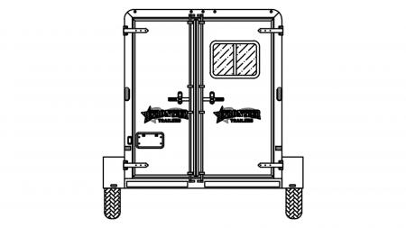 New 2026 Frontier Trailers 4 Horse Gooseneck Aluminum Horse Trailer Horse Trailer
