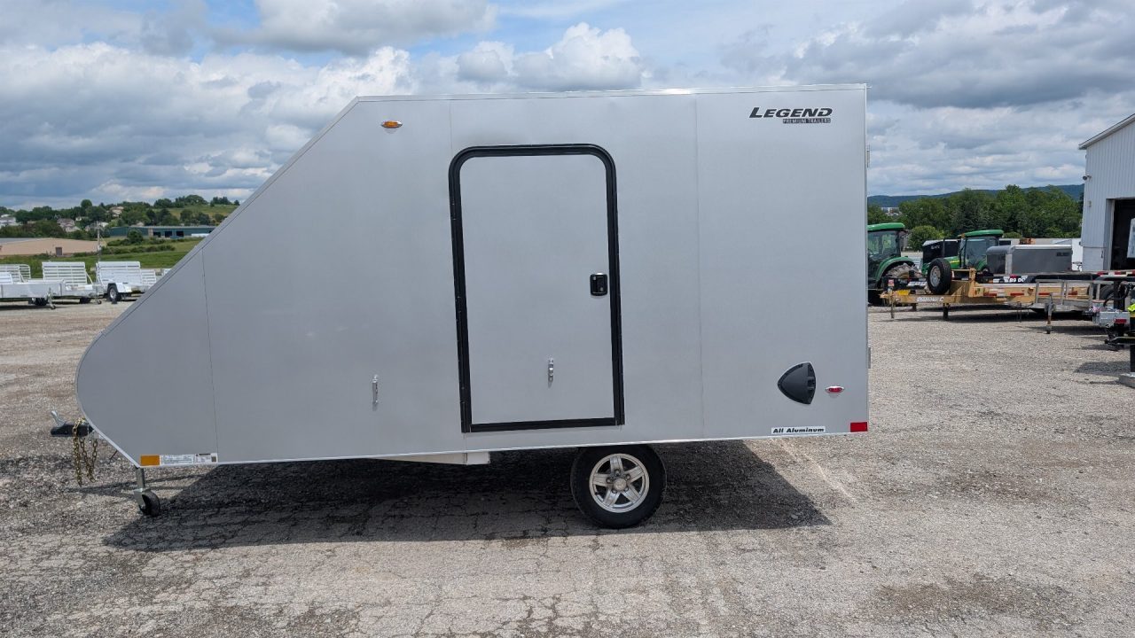 New 2027 Legend 8.5 x 13 Sport Light ALUMINUM Snowmobile/Cargo Trailer