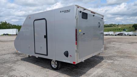 New 2027 Legend 8.5 x 13 Sport Light ALUMINUM Snowmobile/Cargo Trailer