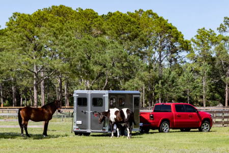New 2026 Frontier Trailers 2 horse Strider Bumper Pull Slant Load Series Horse Trailer