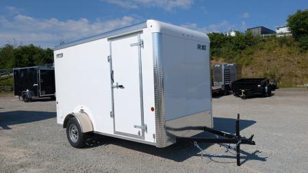 New 2026 Car Mate 6x12 Sportster Cargo Trailer w/ Ramp Door