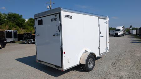 New 2026 Car Mate 6x12 Sportster Cargo Trailer w/ Ramp Door