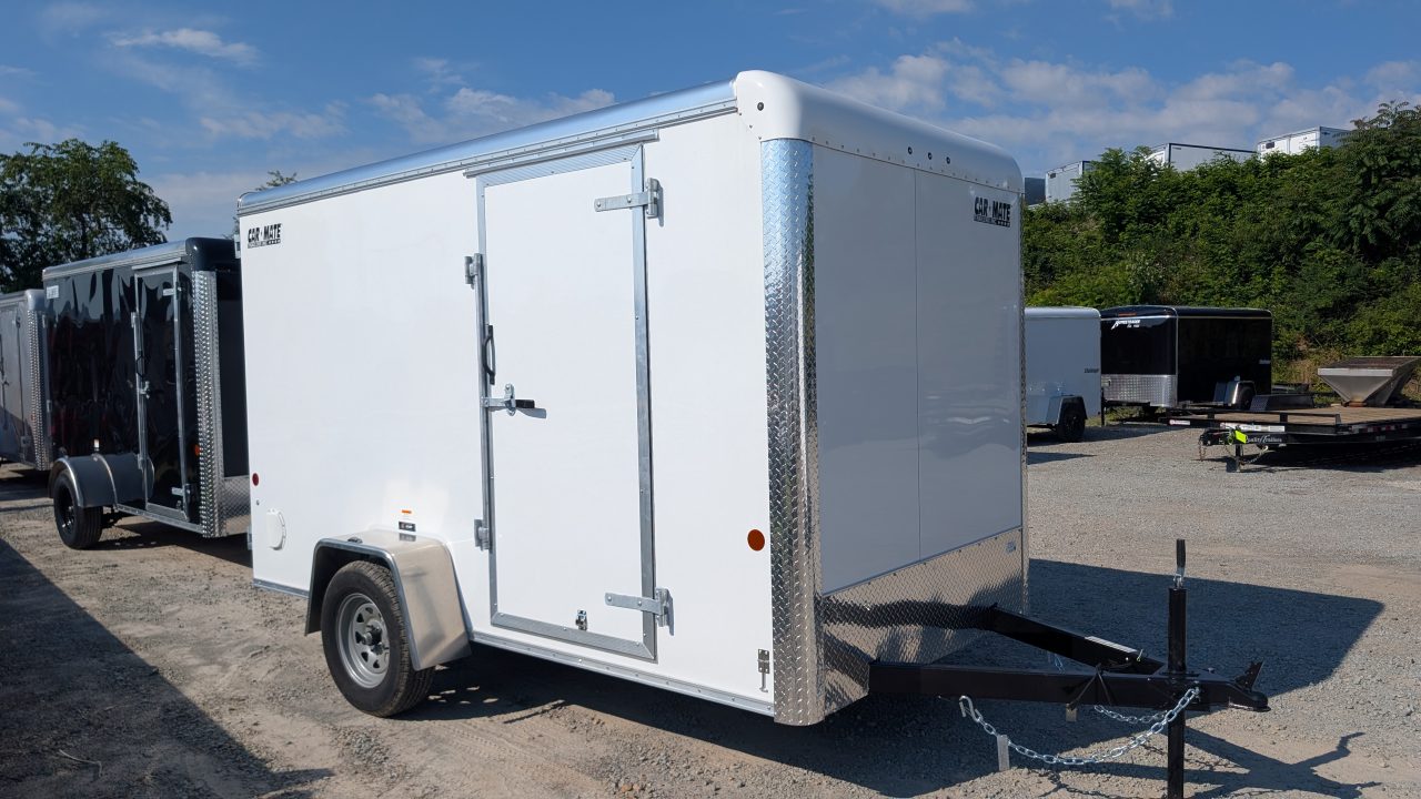 New 2026 Car Mate 6x12 Custom Cargo Trailer w/ Barn Doors