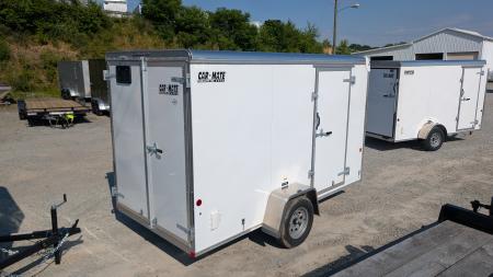New 2026 Car Mate 6x12 Custom Cargo Trailer w/ Barn Doors