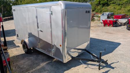 New 2026 Car Mate 6x14 Sportster Cargo Trailer w/ Barn Doors