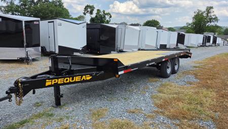 New 2026 Pequea Trailers HDDO 20' LEVELER Deckover Trailer