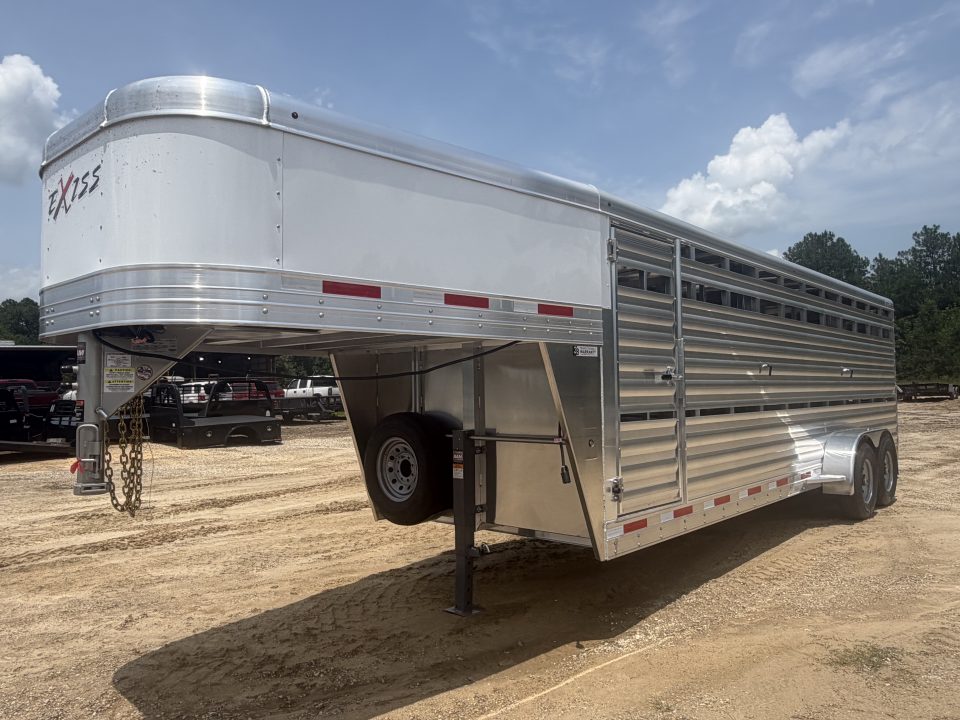 New 2026 Exiss Trailers 24' Livestock Trailer