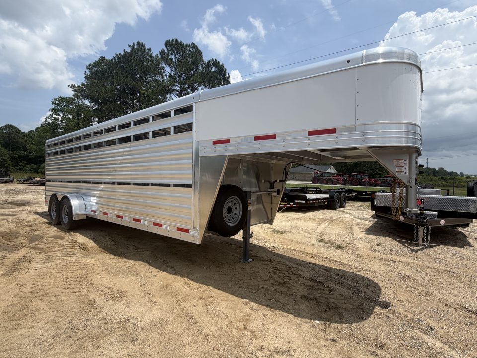 New 2026 Exiss Trailers 24' Livestock Trailer