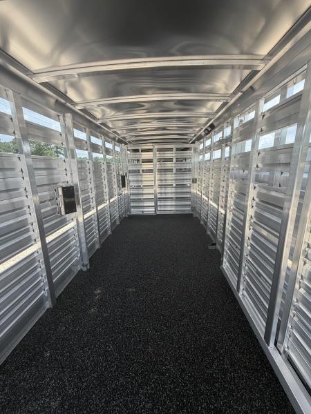 New 2026 Exiss Trailers 24' Livestock Trailer