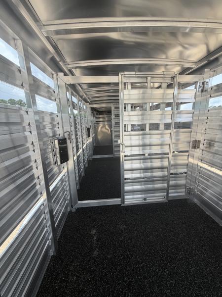 New 2026 Exiss Trailers 24' Livestock Trailer