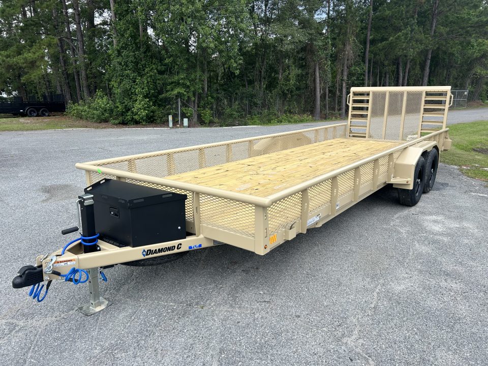 New 2026 Diamond C TUT206 83x22 Utility Trailer/Equipment Trailer with 6K Axles & #7060 lbs Payload