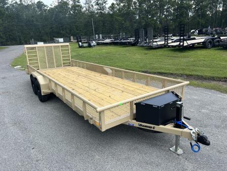 New 2026 Diamond C TUT206 83x22 Utility Trailer/Equipment Trailer with 6K Axles & #7060 lbs Payload