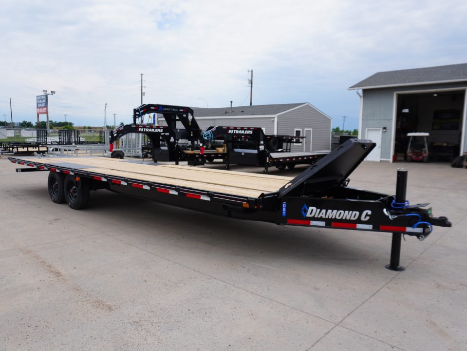 New 2026 Diamond C Trailers DET210 28ft Deckover Tilt Tilt Trailer