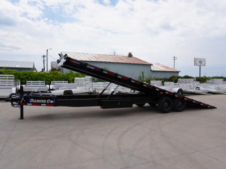 New 2026 Diamond C Trailers DET210 28ft Deckover Tilt Tilt Trailer