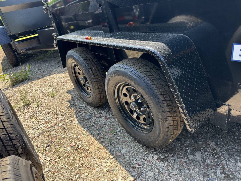 New 2027 BWISE 6x10 Dump with Ramps Barn doors