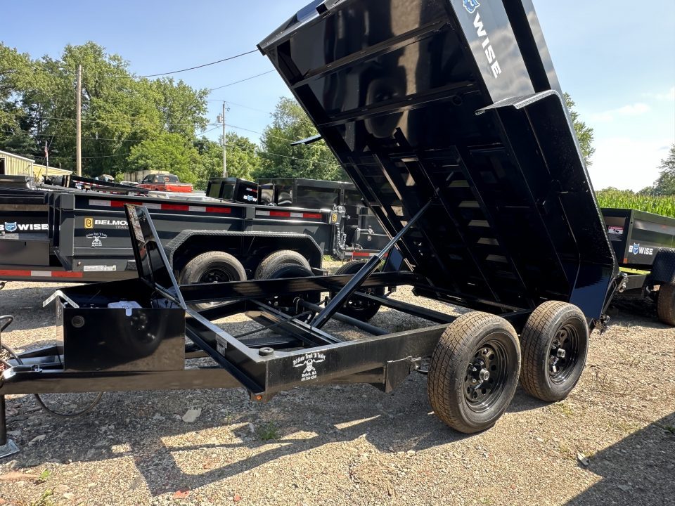 New 2027 BWISE 6x10 Dump with Ramps Barn doors