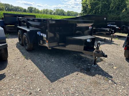 New 2027 BWISE 6x10 Dump with Ramps Barn doors