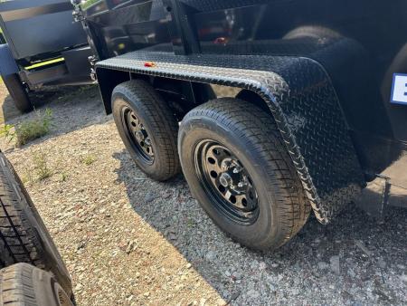 New 2027 BWISE 6x10 Dump with Ramps Barn doors