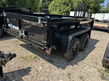 New 2027 BWISE 6x10 Dump with Ramps Barn doors