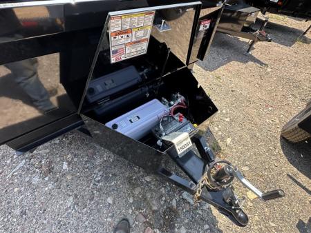 New 2027 BWISE 6x10 Dump with Ramps Barn doors
