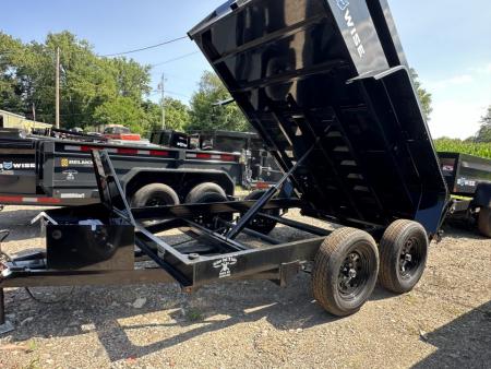 New 2027 BWISE 6x10 Dump with Ramps Barn doors