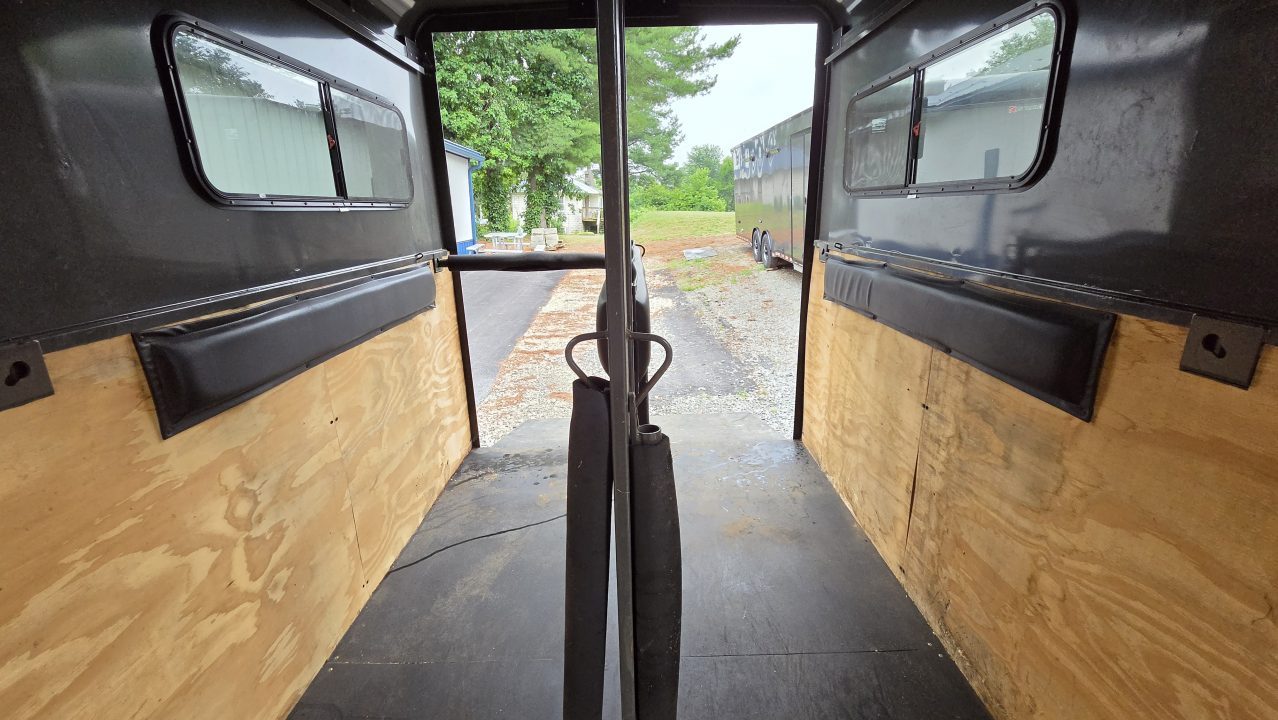 Used 2023 Valley Trailers 7X14TA STRAIGHT 2 STALL Horse Trailer