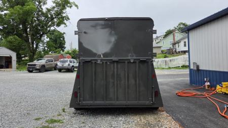 Used 2023 Valley Trailers 7X14TA STRAIGHT 2 STALL Horse Trailer