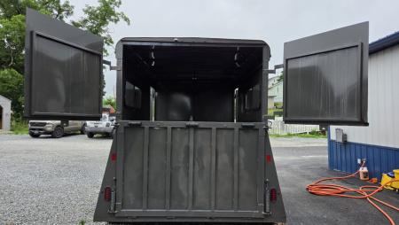 Used 2023 Valley Trailers 7X14TA STRAIGHT 2 STALL Horse Trailer