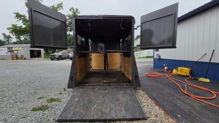 Used 2023 Valley Trailers 7X14TA STRAIGHT 2 STALL Horse Trailer