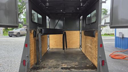Used 2023 Valley Trailers 7X14TA STRAIGHT 2 STALL Horse Trailer