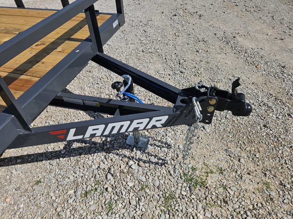New 2026 Lamar 77X12 SINGLE 3.5K TUBETOP UTILITY W/4' SPRING GATE