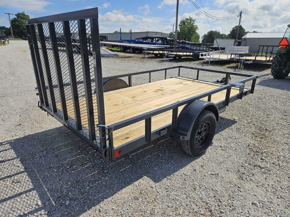 New 2026 Lamar 77X12 SINGLE 3.5K TUBETOP UTILITY W/4' SPRING GATE