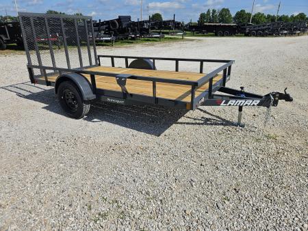New 2026 Lamar 77X12 SINGLE 3.5K TUBETOP UTILITY W/4' SPRING GATE
