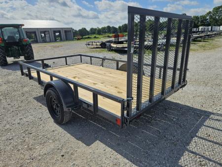 New 2026 Lamar 77X12 SINGLE 3.5K TUBETOP UTILITY W/4' SPRING GATE