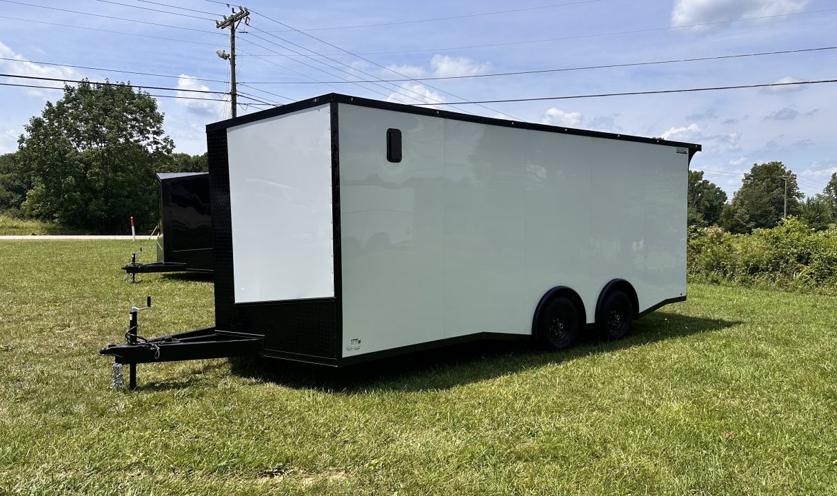 New 2026 LUXE 8.5X20 Race Trailer- Finished Interior-5200LB Torsion Axles-Blackout