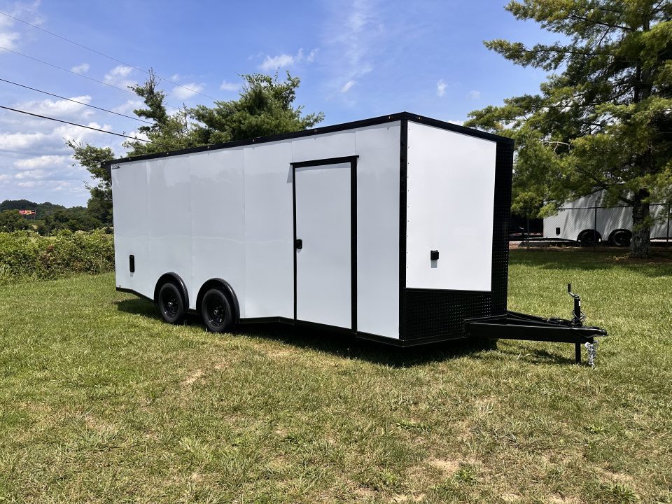 New 2026 LUXE 8.5X20 Race Trailer- Finished Interior-5200LB Torsion Axles-Blackout