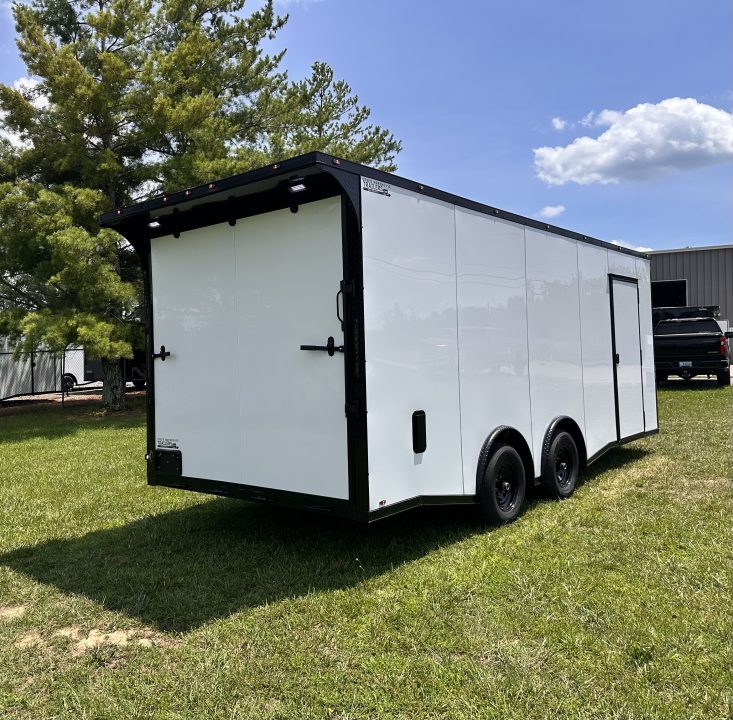 New 2026 LUXE 8.5X20 Race Trailer- Finished Interior-5200LB Torsion Axles-Blackout