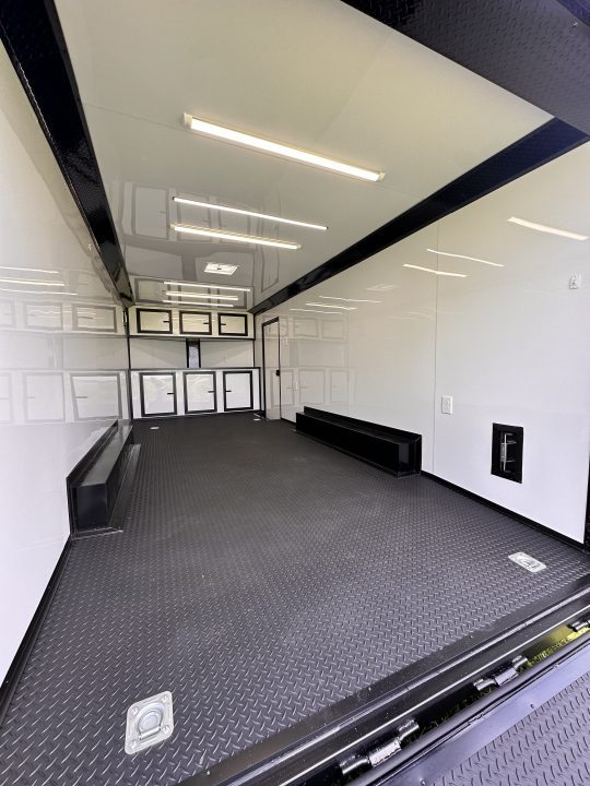 New 2026 LUXE 8.5X20 Race Trailer- Finished Interior-5200LB Torsion Axles-Blackout