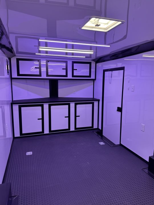 New 2026 LUXE 8.5X20 Race Trailer- Finished Interior-5200LB Torsion Axles-Blackout