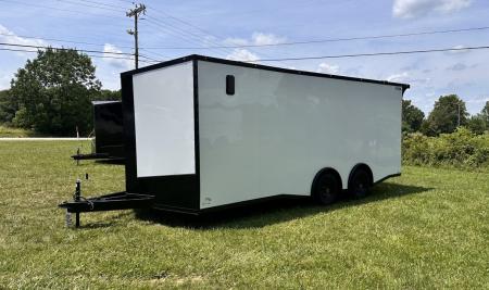 New 2026 LUXE 8.5X20 Race Trailer- Finished Interior-5200LB Torsion Axles-Blackout