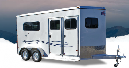 New 2026 Frontier Trailers Ambassador 67  BP Straight Load 2 Horse Series Horse Trailer