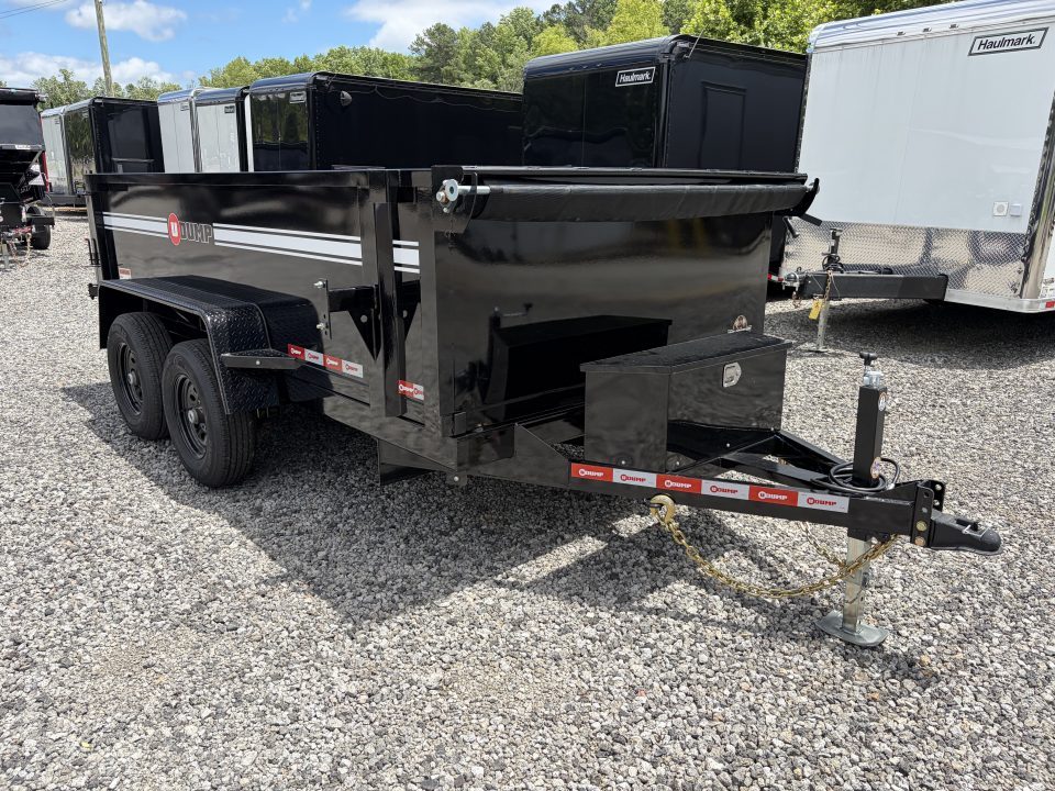 New 2027 U-Dump 6X12 With 31" Sides, Pro-Lite Low-Profile Dump Trailer, 10K GVWR, Tarp & Roller, Slide-Out Ramps