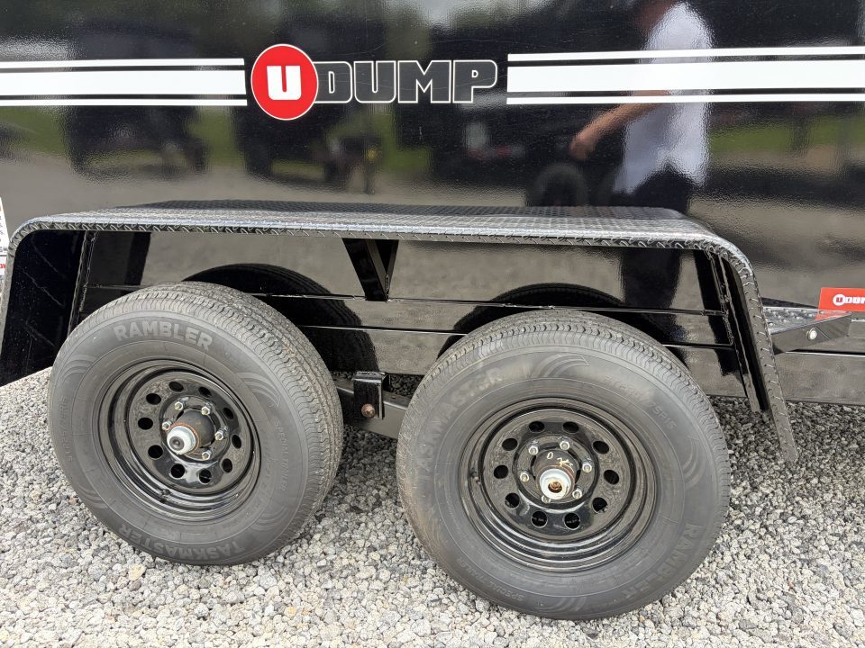 New 2027 U-Dump 6X12 With 31" Sides, Pro-Lite Low-Profile Dump Trailer, 10K GVWR, Tarp & Roller, Slide-Out Ramps