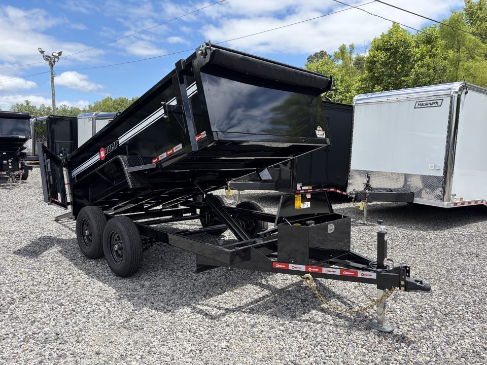 New 2027 U-Dump 6X12 With 31" Sides, Pro-Lite Low-Profile Dump Trailer, 10K GVWR, Tarp & Roller, Slide-Out Ramps