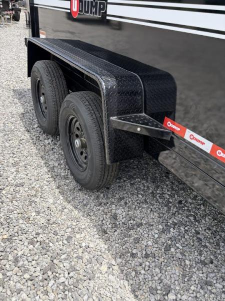 New 2027 U-Dump 6X12 With 31" Sides, Pro-Lite Low-Profile Dump Trailer, 10K GVWR, Tarp & Roller, Slide-Out Ramps