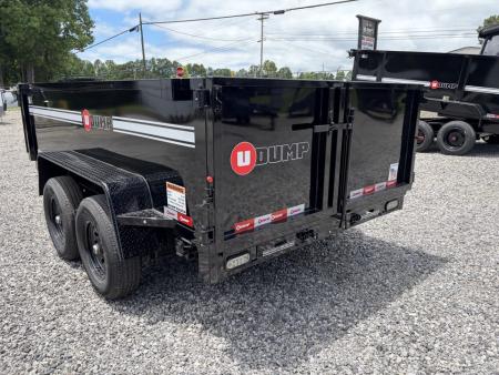 New 2027 U-Dump 6X12 With 31" Sides, Pro-Lite Low-Profile Dump Trailer, 10K GVWR, Tarp & Roller, Slide-Out Ramps