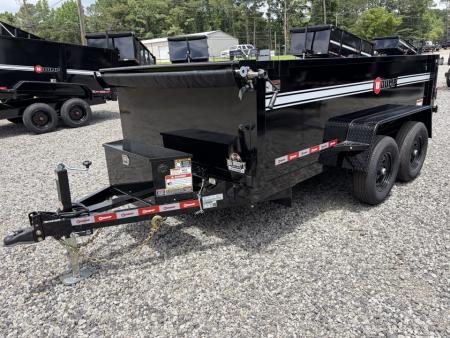 New 2027 U-Dump 6X12 With 31" Sides, Pro-Lite Low-Profile Dump Trailer, 10K GVWR, Tarp & Roller, Slide-Out Ramps