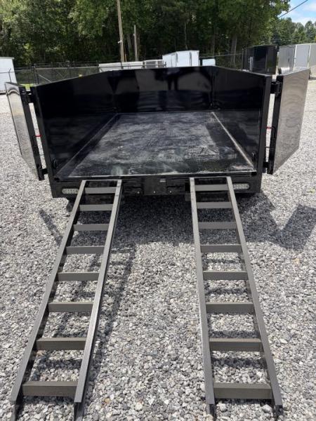 New 2027 U-Dump 6X12 With 31" Sides, Pro-Lite Low-Profile Dump Trailer, 10K GVWR, Tarp & Roller, Slide-Out Ramps