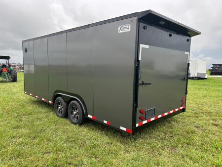 New 2026 Kodiak 8.5x20 Tandem 12K Cargo w/ Ramp Door, Aluminum Wheels, & 7' Interior Height