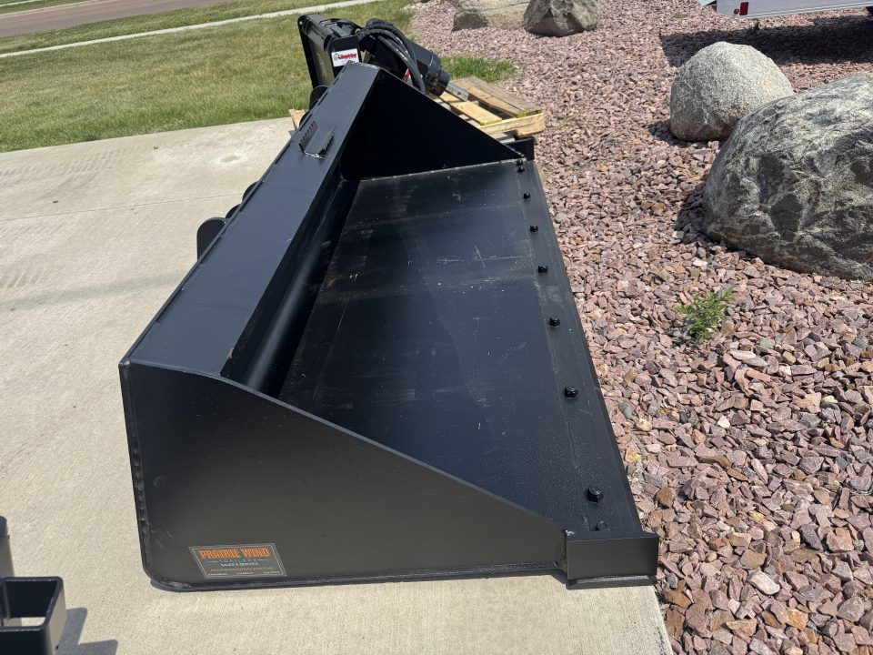 New 2026 Jenkins Iron and Steel 84" Dirt Bucket Attachment